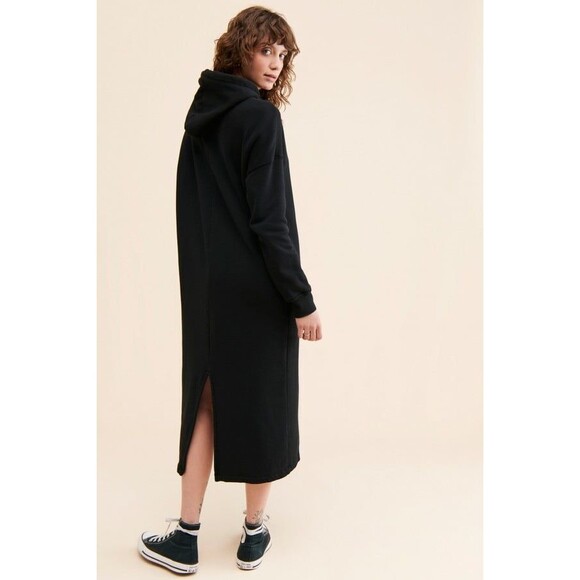 Velvet by Graham & Spencer Sweatshirt Midi Dress M - Picture 2 of 6